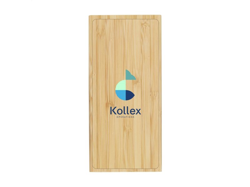 Bamboo 8000 Wireless Powerbank draadloze oplader