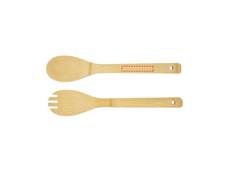 Argulls slakom en bestek van bamboe