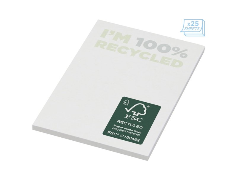 Sticky-Mate® gerecyclede sticky notes 50 x 75 mm Sticky-Mate® gerecyclede sticky notes 50 x 75 mm