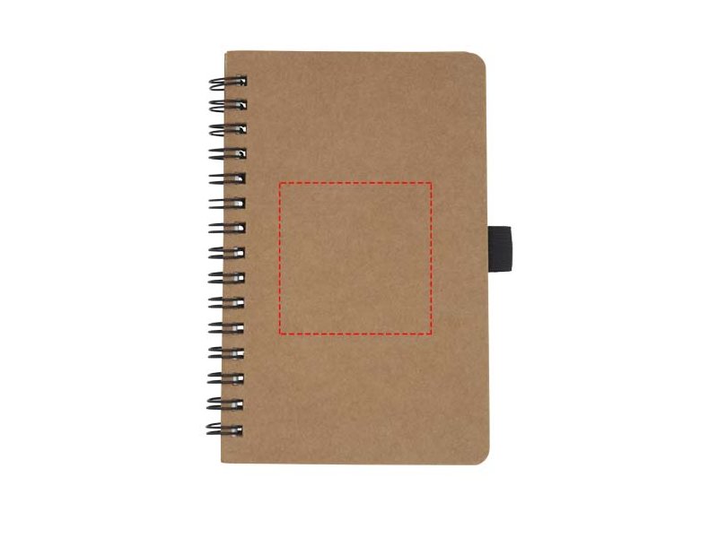 Cobble A6 wire-o gerecycled kartonnen notitieboek met steenpapier