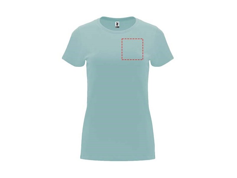 Capri damesshirt met korte mouwen Capri damesshirt met korte mouwen