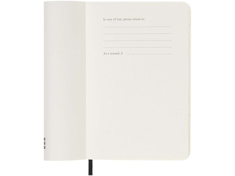 Moleskine pocket week-agenda voor 12 maanden met zachte kaft