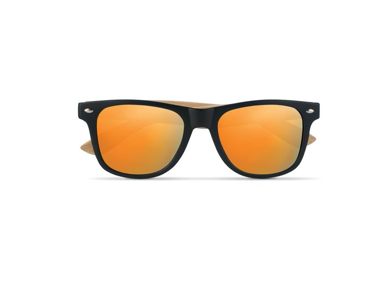 Zonnebril met bamboe frame laten bedrukken – Eco promotiezonnebril met logo | GiftsDirect