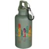 Oregon 400 ml effen waterfles van RCS gecertificeerd gerecycled plastic met karabijnhaak Oregon 400 ml effen waterfles van RCS gecertificeerd gerecycled plastic met karabijnhaak