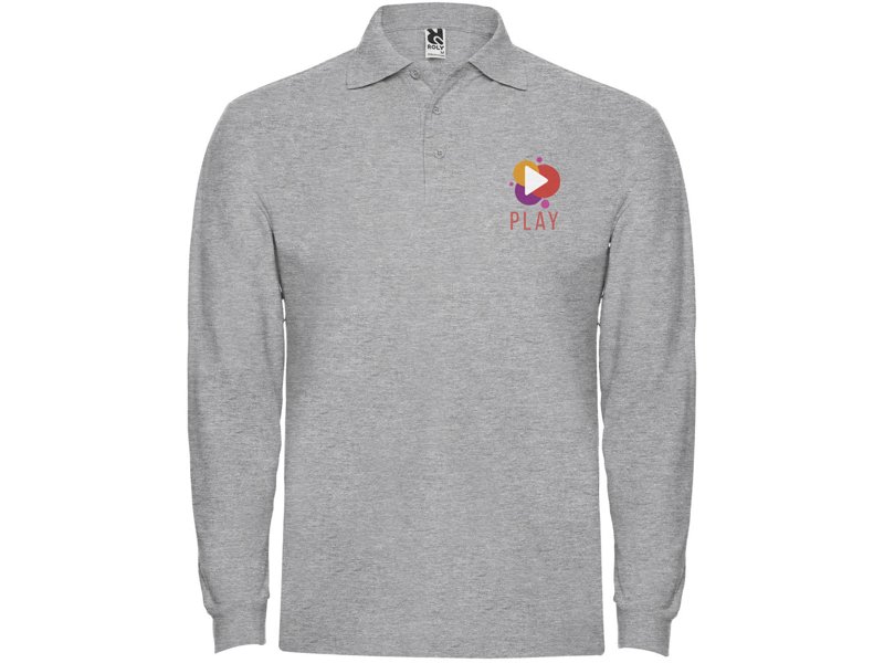 Estrella herenpolo met lange mouwen