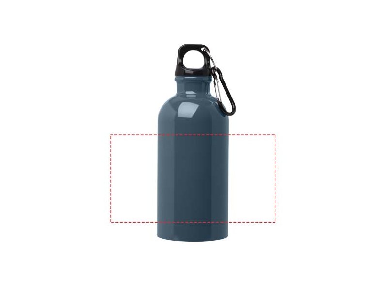 Oregon 400 ml RCS gecertificeerde enkelwandige roestvrijstalen waterfles met karabijnhaak Oregon 400 ml RCS gecertificeerde enkelwandige roestvrijstalen waterfles met karabijnhaak