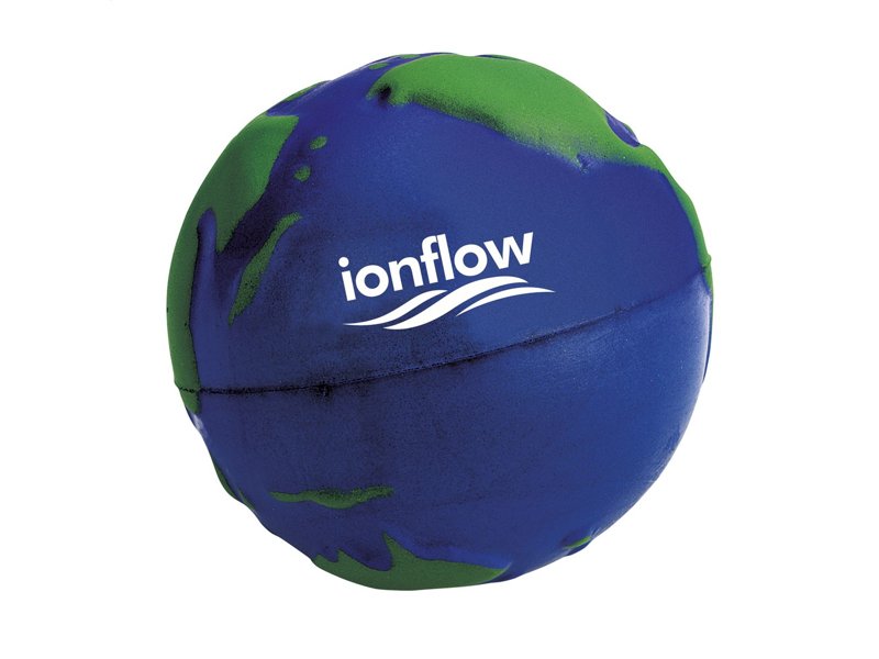 StressGlobe Ø 6,5 cm laten bedrukken – Stressbal met logo | GiftsDirect StressGlobe Ø 6,5 cm laten bedrukken – Stressbal met logo | GiftsDirect