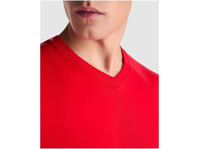 Samoyedo herenshirt met V-hals en korte mouwen