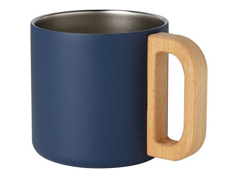 Bjorn 360 ml RCS-gecertificeerde mok van gerecycled roestvrijstaal met koperen vacuümisolatie