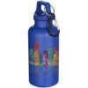 Oregon 400 ml effen waterfles van RCS gecertificeerd gerecycled plastic met karabijnhaak Oregon 400 ml effen waterfles van RCS gecertificeerd gerecycled plastic met karabijnhaak