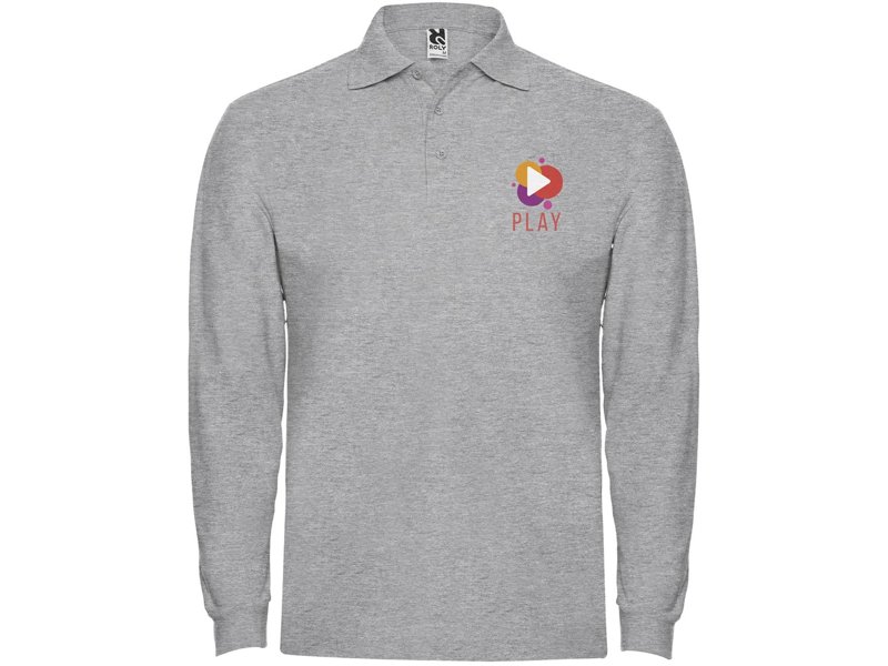 Estrella herenpolo met lange mouwen