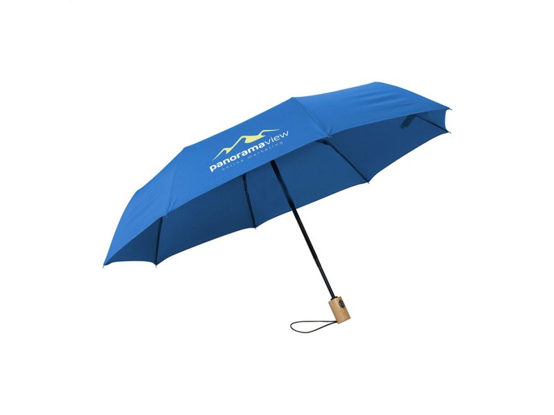 Michigan RCS RPET opvouwbare paraplu 21 inch bedrukken | Duurzame paraplu