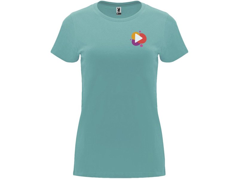 Capri damesshirt met korte mouwen Capri damesshirt met korte mouwen