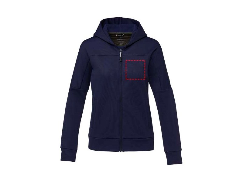 Nubia gebreid performance dames jack met volledige rits Nubia gebreid performance dames jack met volledige rits