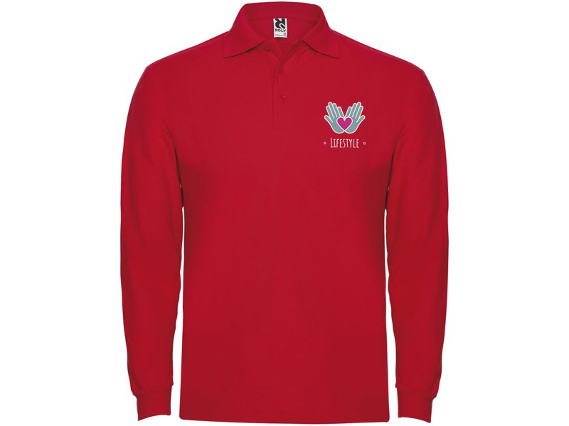 Estrella herenpolo met lange mouwen