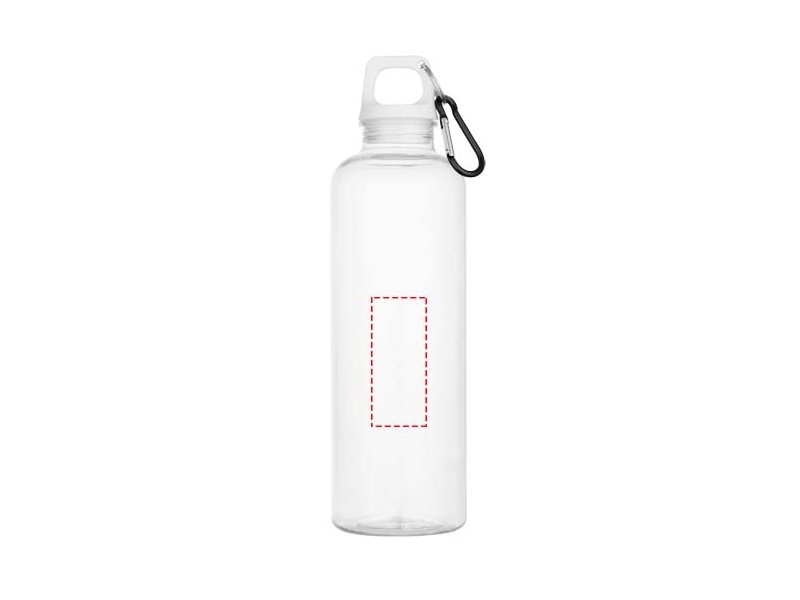 Oregon 750 ml waterfles van RCS-gecertificeerd gerecycled plastic met karabijnhaak