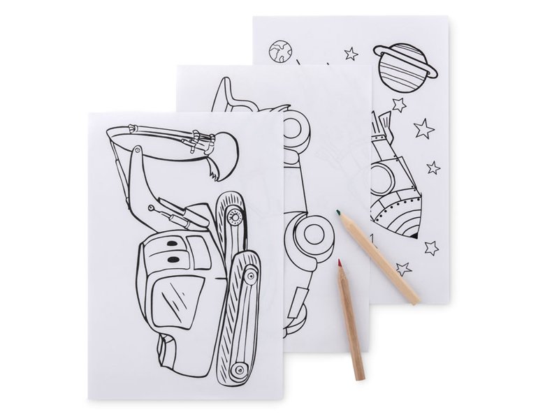 Kleurset met 6 potloden