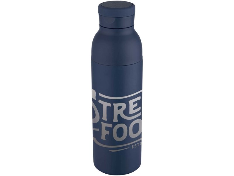 Illuminate 650 ml RCS gerecyclede roestvrijstalen dubbelwandige geïsoleerde waterfles