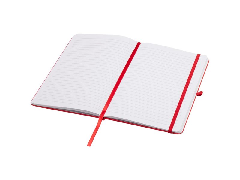 Teak A5 gerecycled notitieboek met harde kaft en gelinieerde pagina's Teak A5 gerecycled notitieboek met harde kaft en gelinieerde pagina's