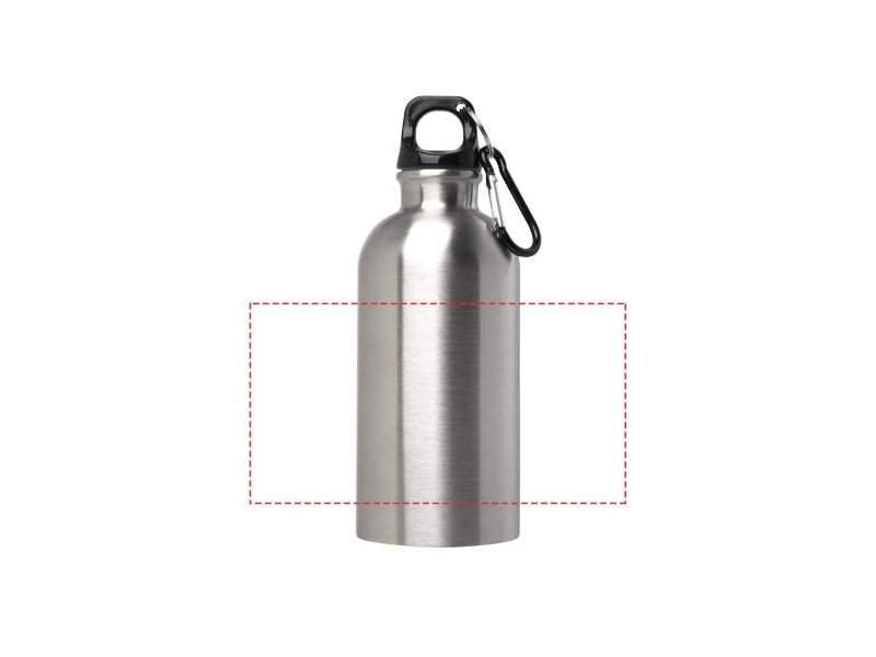 Oregon 400 ml RCS gecertificeerde enkelwandige roestvrijstalen waterfles met karabijnhaak Oregon 400 ml RCS gecertificeerde enkelwandige roestvrijstalen waterfles met karabijnhaak