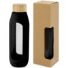 Tidan fles van 600 ml in borosilicaatglas met siliconen grip Tidan fles van 600 ml in borosilicaatglas met siliconen grip