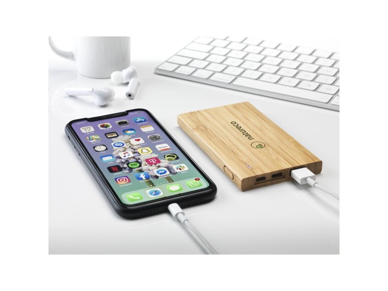 Bamboo 4000 Powerbank externe oplader