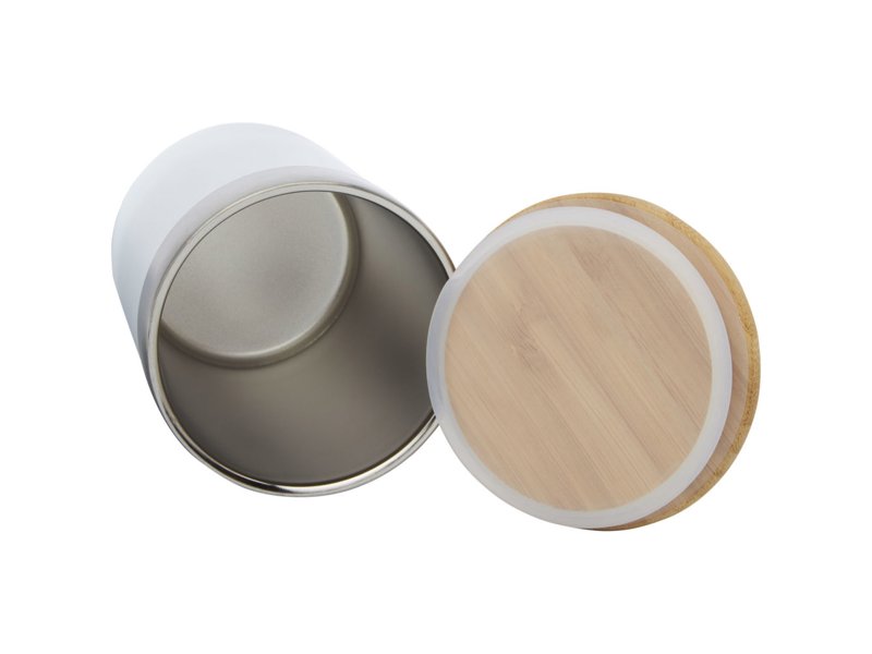 Lagan koperen vacuüm geïsoleerde roestvrijstalen beker van 330 ml met bamboe deksel