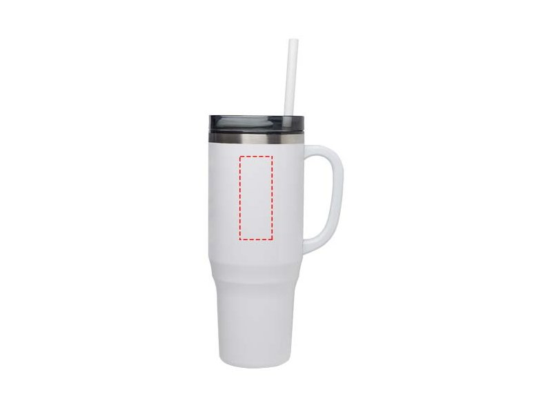 Melbourne 1200 ml RCS-gecertificeerde geïsoleerde beker met rietje Melbourne 1200 ml RCS-gecertificeerde geïsoleerde beker met rietje