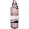 Oregon 750 ml waterfles van RCS-gecertificeerd gerecycled plastic met karabijnhaak