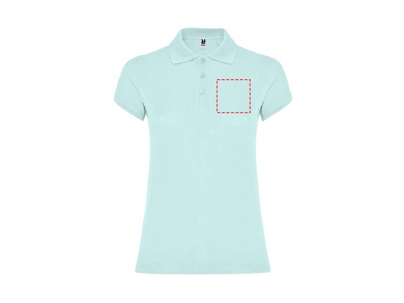 Star damespolo met korte mouwen