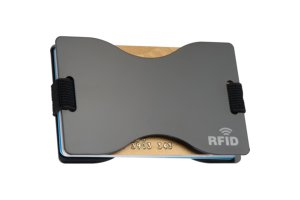 RFID creditkaarthouder Gladstone gegraveerd met logo als premium relatiegeschenk