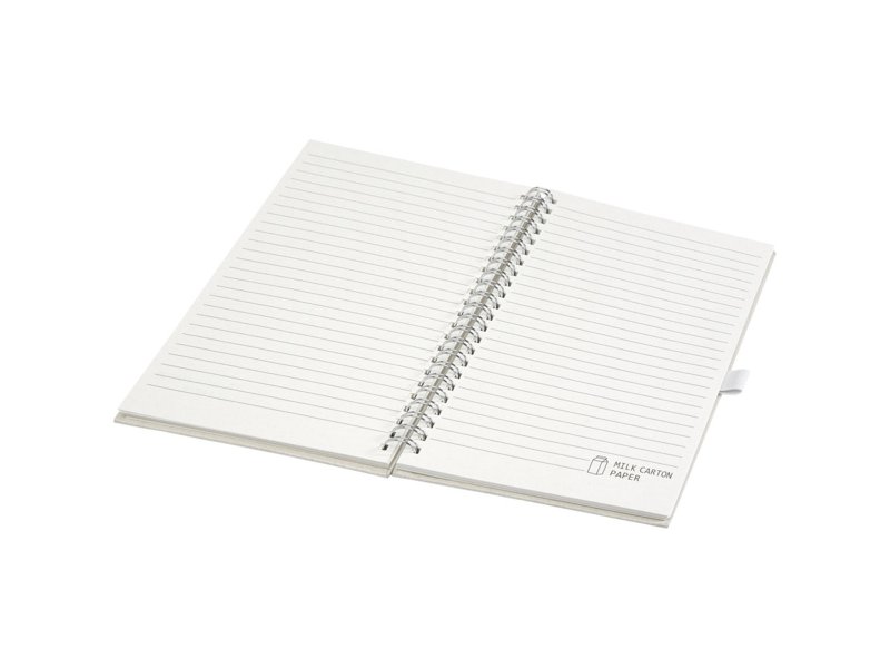 Dairy Dream referentie A5 spiraal notitieboek gemaakt van gerecyclede melkpakken