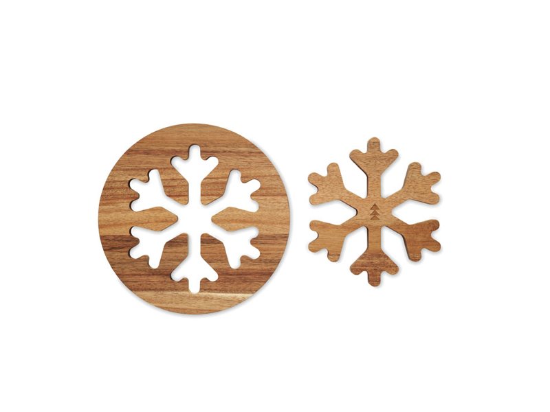SCAGLIA - Acacia houten pothouders set