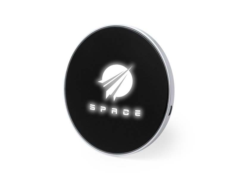 Draadloze telefoonlader bedrukken met logo