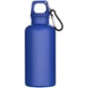Oregon 400 ml effen waterfles van RCS gecertificeerd gerecycled plastic met karabijnhaak Oregon 400 ml effen waterfles van RCS gecertificeerd gerecycled plastic met karabijnhaak