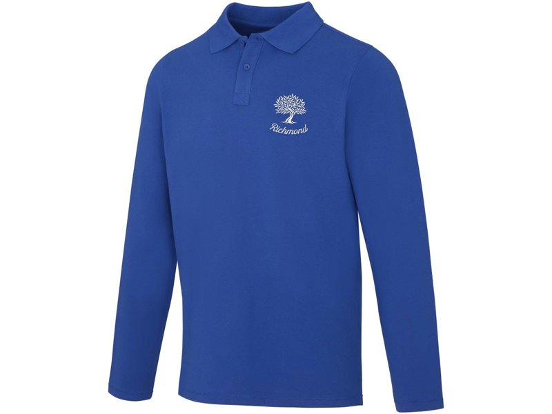 Oakville heren polo met lange mouwen Oakville heren polo met lange mouwen