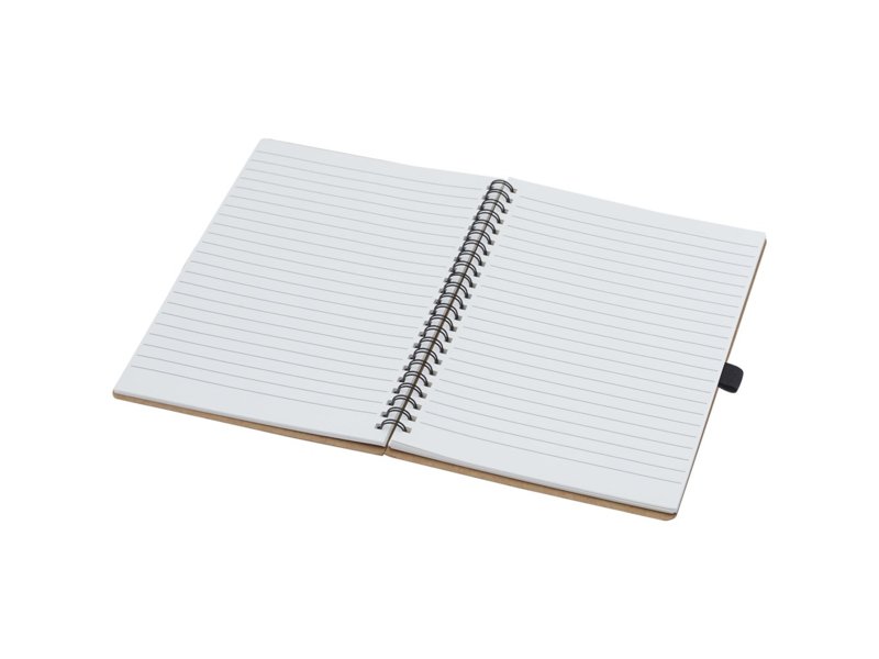 Cobble A5 wire-o gerecycled kartonnen notitieboek met steenpapier