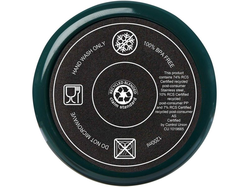 Melbourne 1200 ml RCS-gecertificeerde geïsoleerde beker met rietje