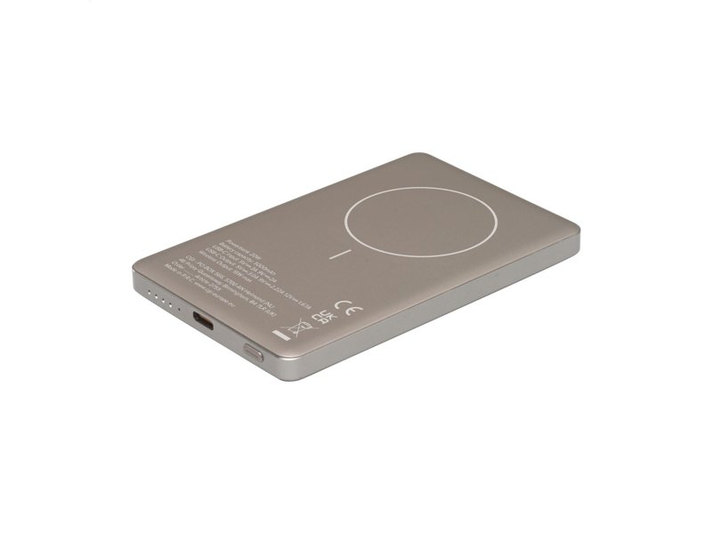 Wireless RCS Recycled Alu Magsafe Powerbank 5000