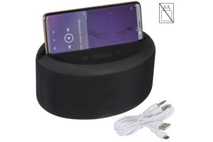 Bluetooth speaker Music Man bedrukt met logo als relatiegeschenk