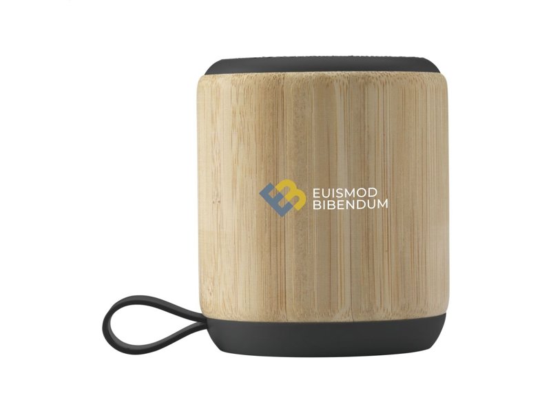 Timor Bamboo Wireless Speaker bedrukken | Jouw relatiegeschenk & promotieartikel