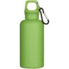 Oregon 400 ml effen waterfles van RCS gecertificeerd gerecycled plastic met karabijnhaak Oregon 400 ml effen waterfles van RCS gecertificeerd gerecycled plastic met karabijnhaak
