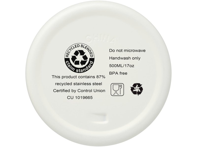 Vasa 500 ml RCS-gecertificeerde gerecyclede roestvrijstalen koperen vacuümgeïsoleerde fles