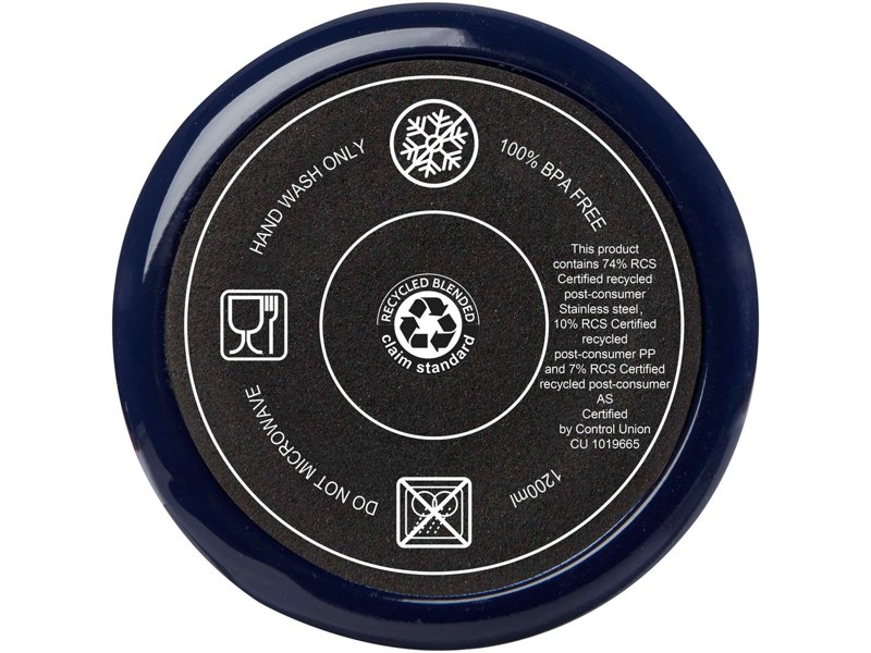 Melbourne 1200 ml RCS-gecertificeerde geïsoleerde beker met rietje