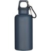 Oregon 400 ml effen waterfles van RCS gecertificeerd gerecycled plastic met karabijnhaak Oregon 400 ml effen waterfles van RCS gecertificeerd gerecycled plastic met karabijnhaak