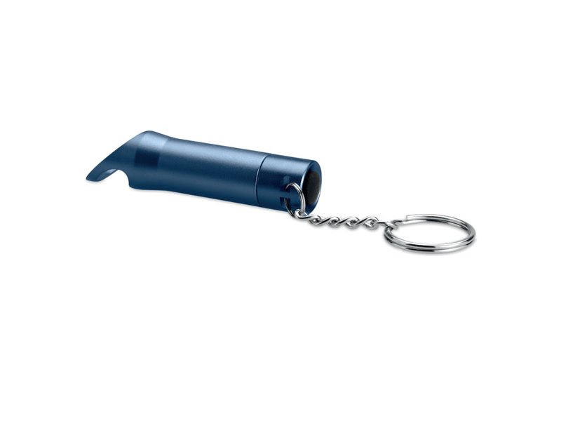 Metalen sleutelhanger met LED