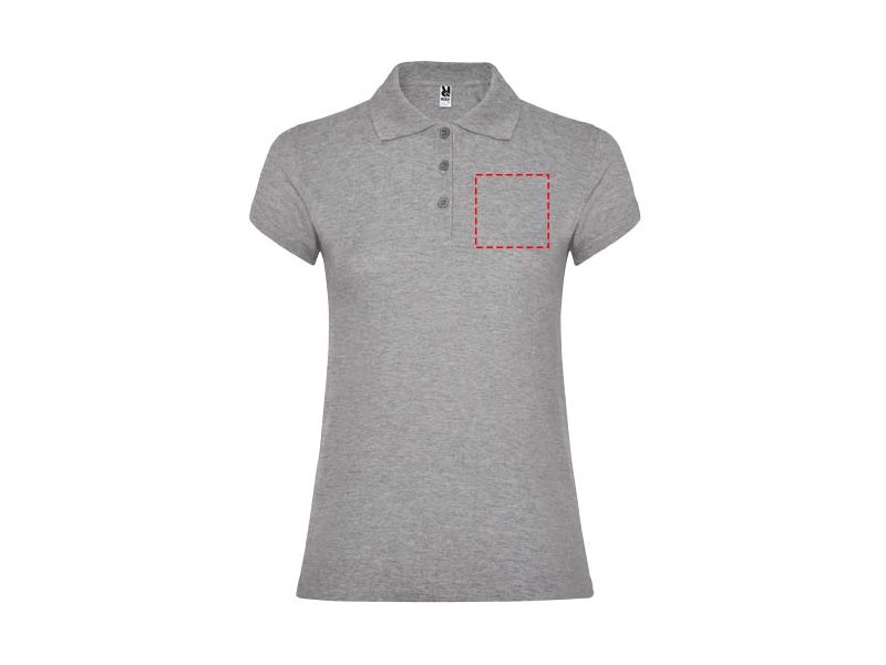 Star damespolo met korte mouwen