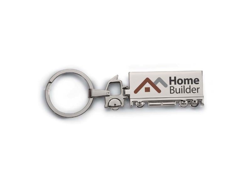 Metalen sleutelhanger vrachtwagen