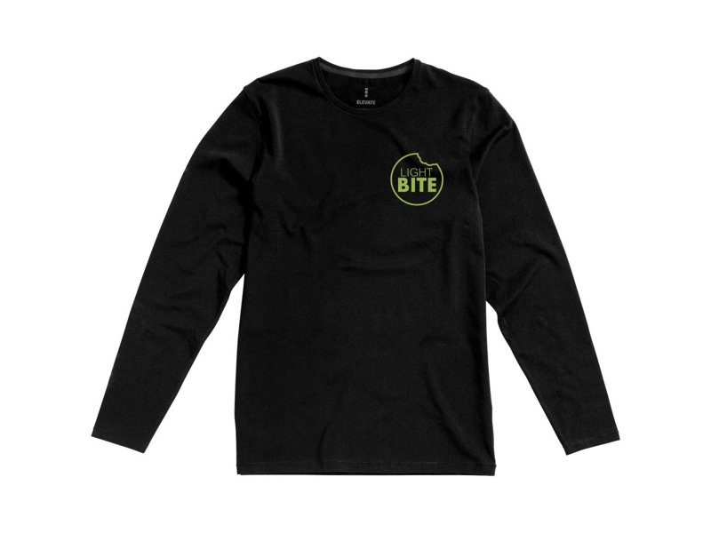 Ponoka heren t-shirt met lange mouwen