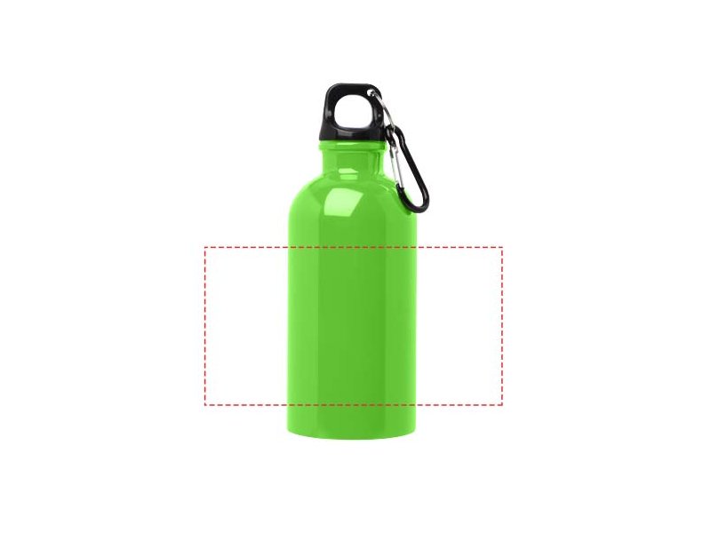 Oregon 400 ml RCS gecertificeerde enkelwandige roestvrijstalen waterfles met karabijnhaak Oregon 400 ml RCS gecertificeerde enkelwandige roestvrijstalen waterfles met karabijnhaak